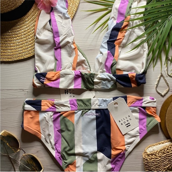 Billabong Striped Plunge Bikini Set - Picture 11 of 13